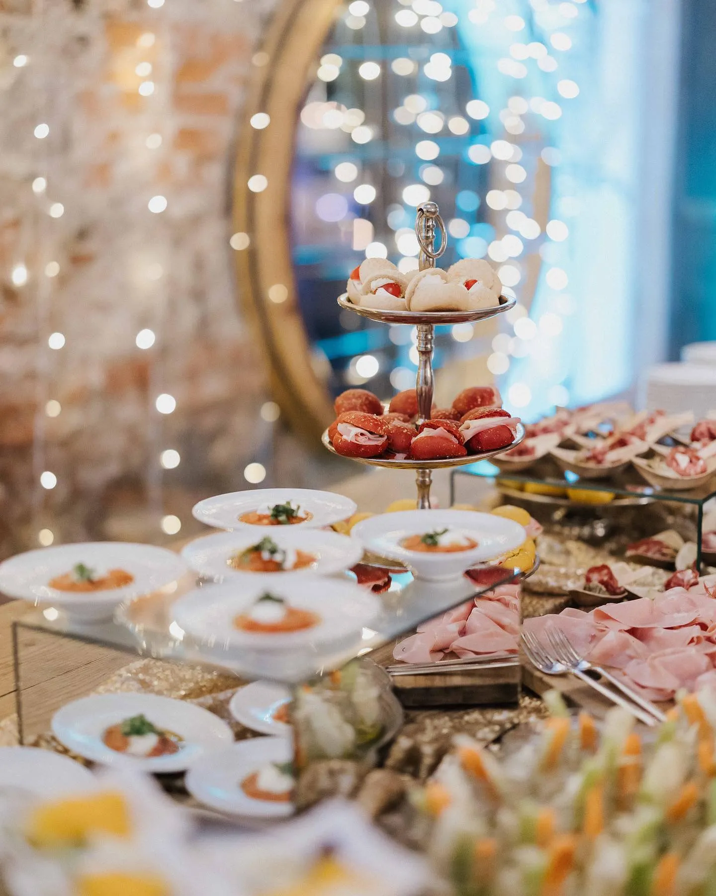 Buffet allestito da Caffè21 per un evento